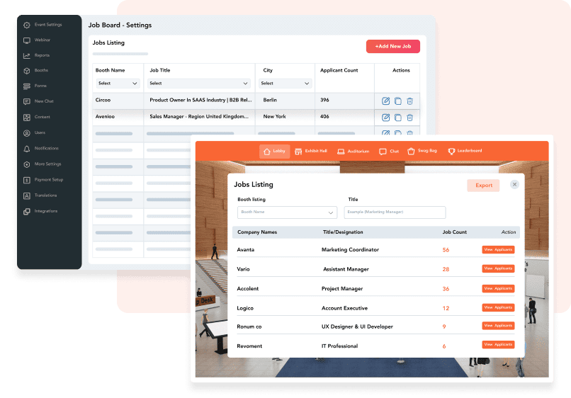 vFairs Feature Set